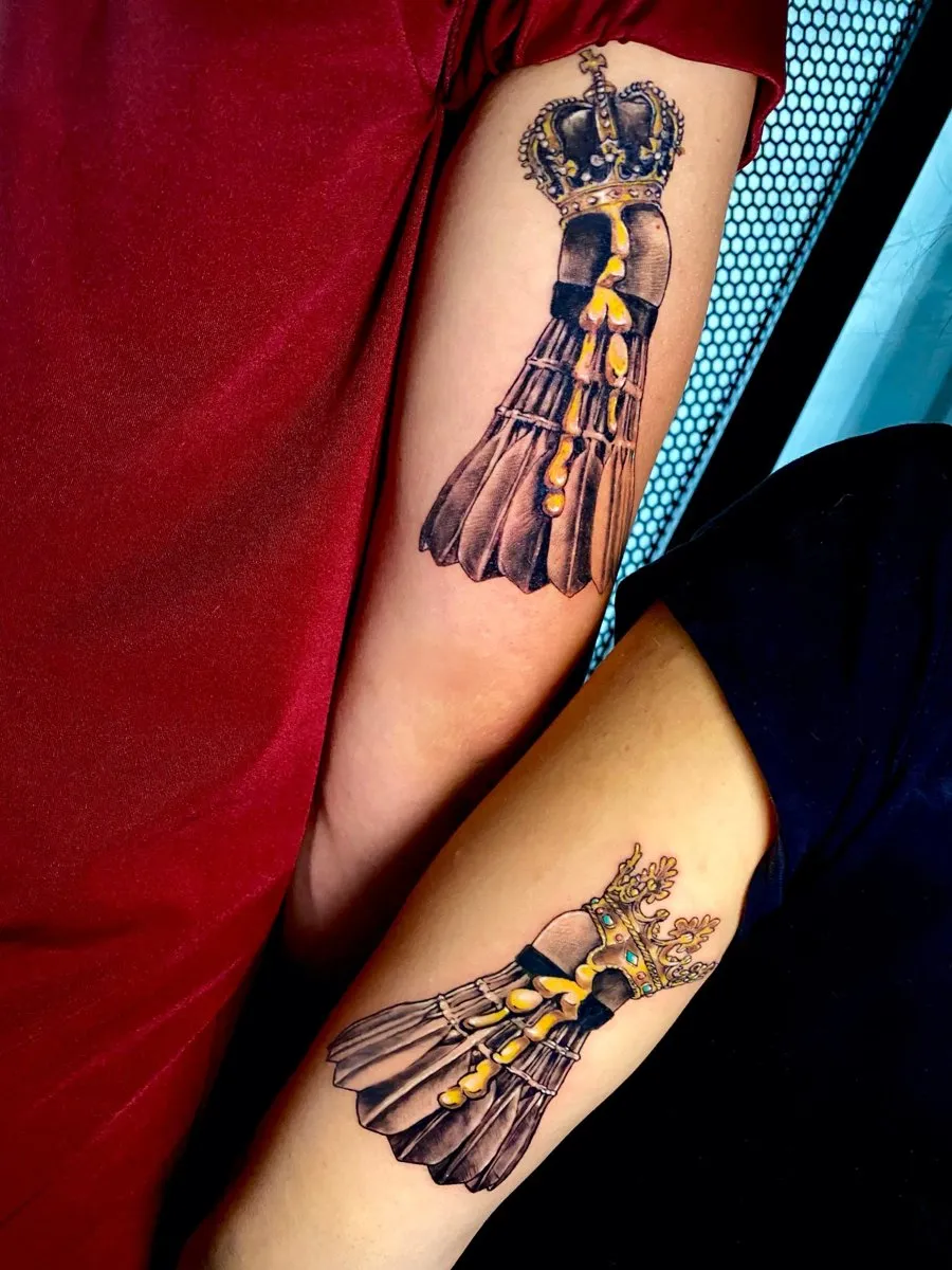 Kleurrijke tattoo